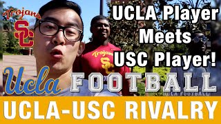 UCLA Football Player Goes to USC Campus | Day in the Life of D1 College Athlete [Kevin Wei]