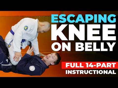 How to Escape From Knee on Belly, Scarf Hold, and North South Positions (Full BJJ Instructional)