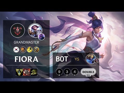 Fiora Bot vs Ezreal - KR Grandmaster Patch 10.10