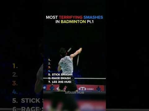 Most Terrifying Smashes in Badminton #1