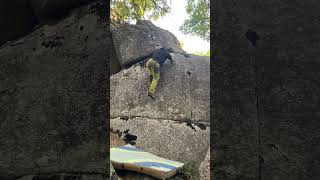 Video thumbnail of Problem 46 (Chapeau), 5+. Targasonne