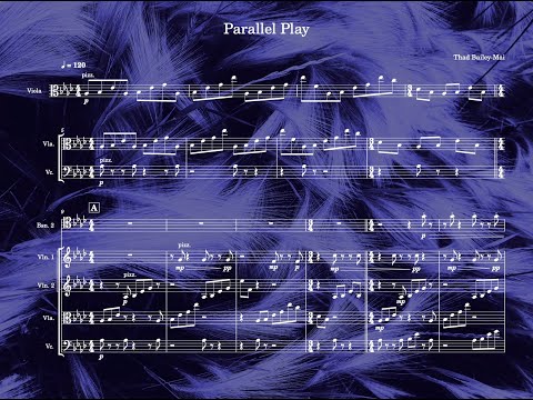 A linear orchestration etude