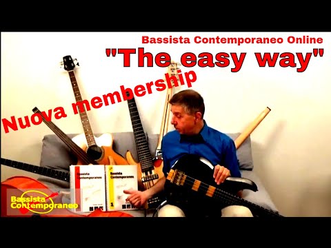 Corso di basso elettrico The Easy Way (nuova membership Bassista Contemporaneo Online)