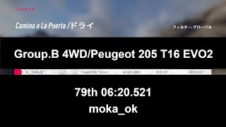 DirtRally2.0 / 一番扱いづらいけど一番扱っていて楽しい車 / グループB Peugeot 205 T16 EVO2