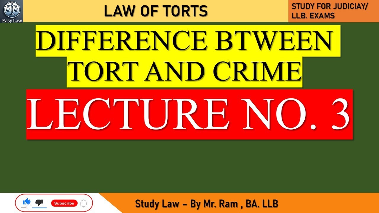 Difference between tort and breach of contract. #introduction #tort #law #judiciary