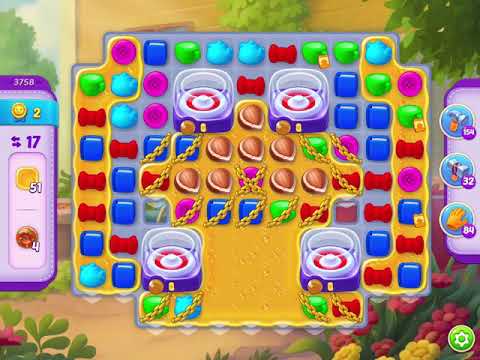 Homescapes Level 3758 With No Boosters - Hard Level