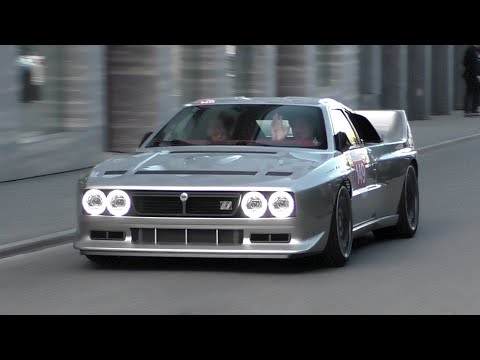 Kimera Evo 37 (Lancia 037-Restomod) | Start Up + Driving + Acceleration + Rev | St. Moritz