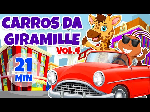 Carros da Giramille Vol. 4 - Giramille 21 min | Desenho Animado Musical