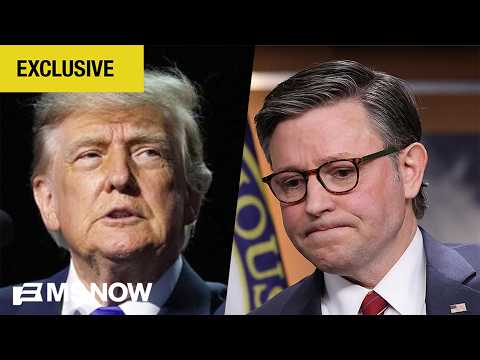 'We're gonna get crushed': GOP freaks out as Trump approval crashes (MS NOW Exclusive)