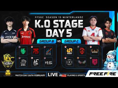[EN] Knockout Stage Week 1 Day 5 | Group B vs C | FFSGC Season 15