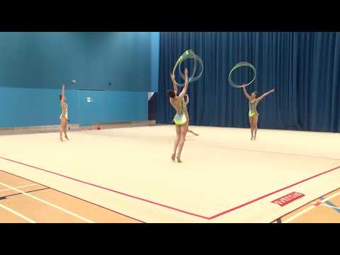 GBR Senior Group - Clubs and Hoops - Rhythmic 3-Way International Competition May 2021
