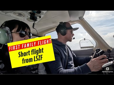 Family flight with P28A from LSZF / Birrfeld