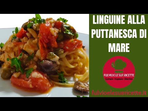 PUTTANESCA DI MARE - Ricetta della Cucina Italiana di Pesce