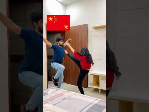 America 🇺🇸 vs China 🇨🇳 vs India 🇮🇳 ~ Fighting Styles 😎 #priyalkukreja #shorts #ytshorts