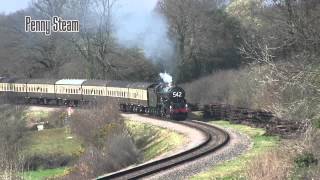 preview picture of video 'West Somerset Railway Spring Steam Gala Part 3'