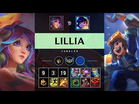 Lillia Jungle vs Nunu & Willump - EUW Challenger Patch 25.06