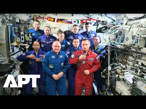 Roscosmos Cosmonaut Hands Over ISS Command to NASA Astronaut in Space Ceremony | APT