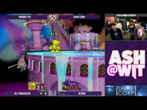 ALS | Drugfreechu (GnW) vs Metroid (Ike) - ASH@WIT #147 Project M Loser's Semis