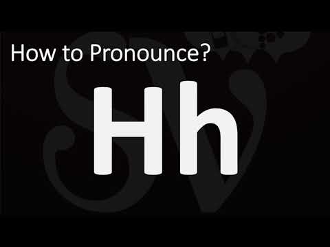 How to Pronounce the Letter H? | Learning English Alphabet