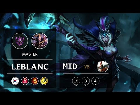 LeBlanc Mid vs Pantheon - KR Master Patch 9.14