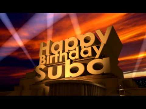 Happy Birthday Suba