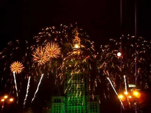 Pokaz sztucznych ogni w Warszawie - 10.10.2009