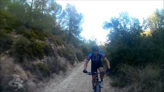 preview picture of video 'La ruta rosa, BTT por los alrededores de Xàtiva'