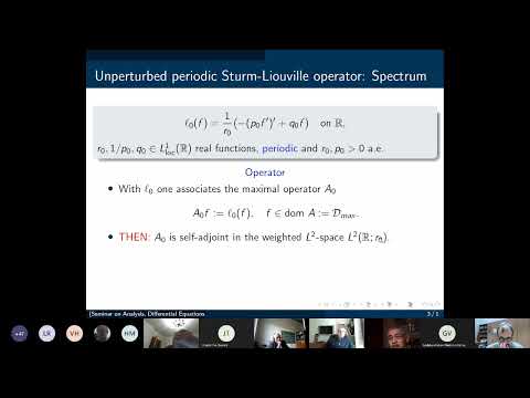 Seminar on Analysis, Differential Equations and Mathematical Physics - Carsten Trunk