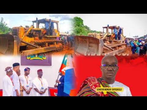 EDO APC GUBER CANDIDATE OKPEBHOLO STARTS ROAD CONSTRUCTION IN PREPARATION FOR  CAMPAIGN