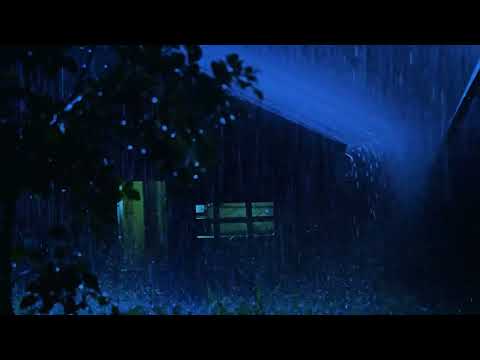 Pioggia sul Tetto - Addio Stress per Addormentarsi Rapidamente con Forti Piogge e Tuoni sul Tetto