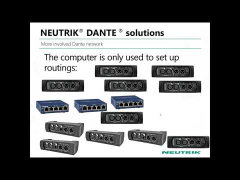 Dante® Solutions and Related Accessories from Neutrik