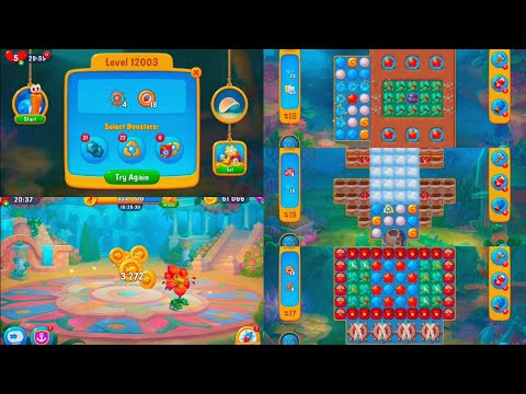 🧘FishDom Levels 12003 - 12005 ✅*4 mins #mobile#relaxing#game@FishgamesFishDom24