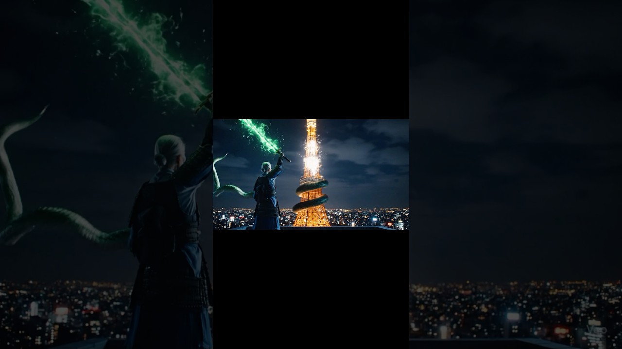 技を使って東京タワーを粉々にする #satisfying #oddlysatisfying #asmr #aiasmr #asmrai #veo3 #glassfruit #pokemon