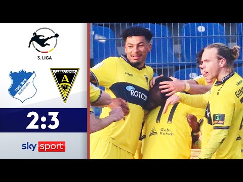 Aachener siegen in rasanter Partie! | TSG Hoffenheim II - Alemannia Aachen | Highlights - 3. Liga