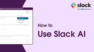 How to recap whatever you miss with AI in Slack