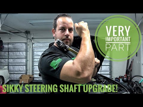 BMW E36 SIKKY MANUFACTURING STEERING SHAFT UPGRADE!