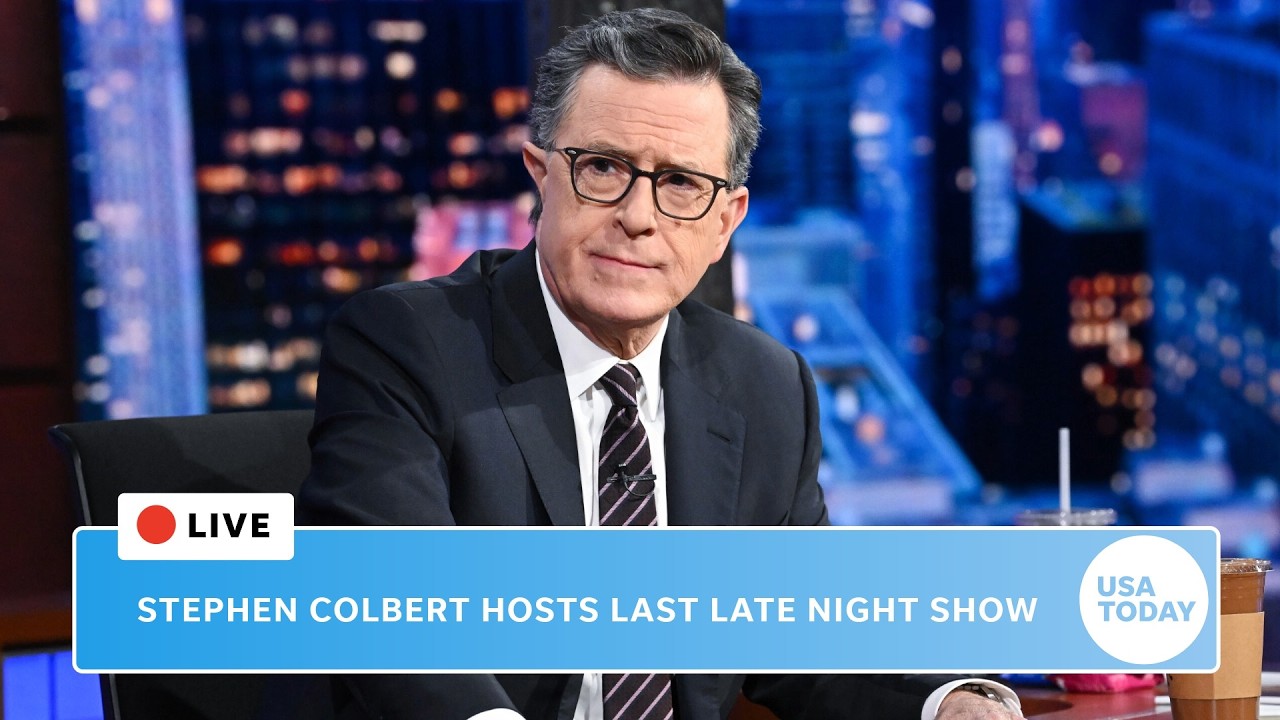 Live: View outside studio as Stephen Colbert shoots last show after CBS cancellation