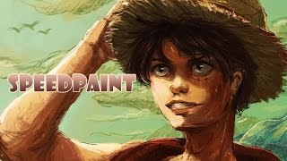 [Speedpaint] Luffy - One Piece