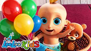 Download lagu Johny Johny Yes Papa   Peek a Boo | Learn Colors with Balloons and Balls - Kids Songs mp3