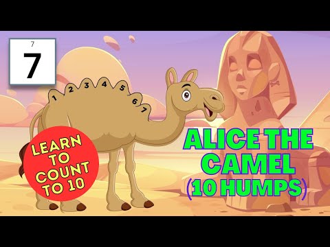 Alice the Camel - Fun Kids #learning #Counting #Song/ count to10 #learntotalk #learntocount
