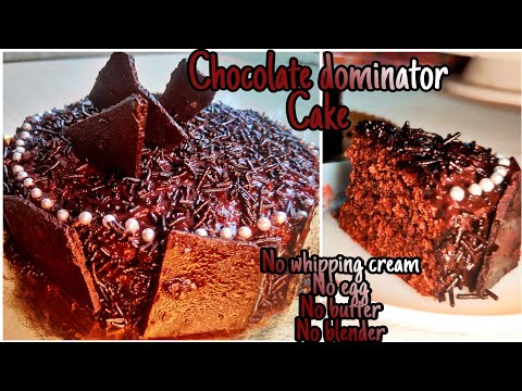 Chocolate dominator cake|Chocolate cake recipe|Chocolate pastry recipe