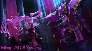 [NIGHTCORE] Minzy (공민지) - ALL OF YOU SAY