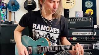 Europe - Never Say Die Kee Marcello guitar solo cover Gibson Les Paul Modern Mesa Dual Rectifier