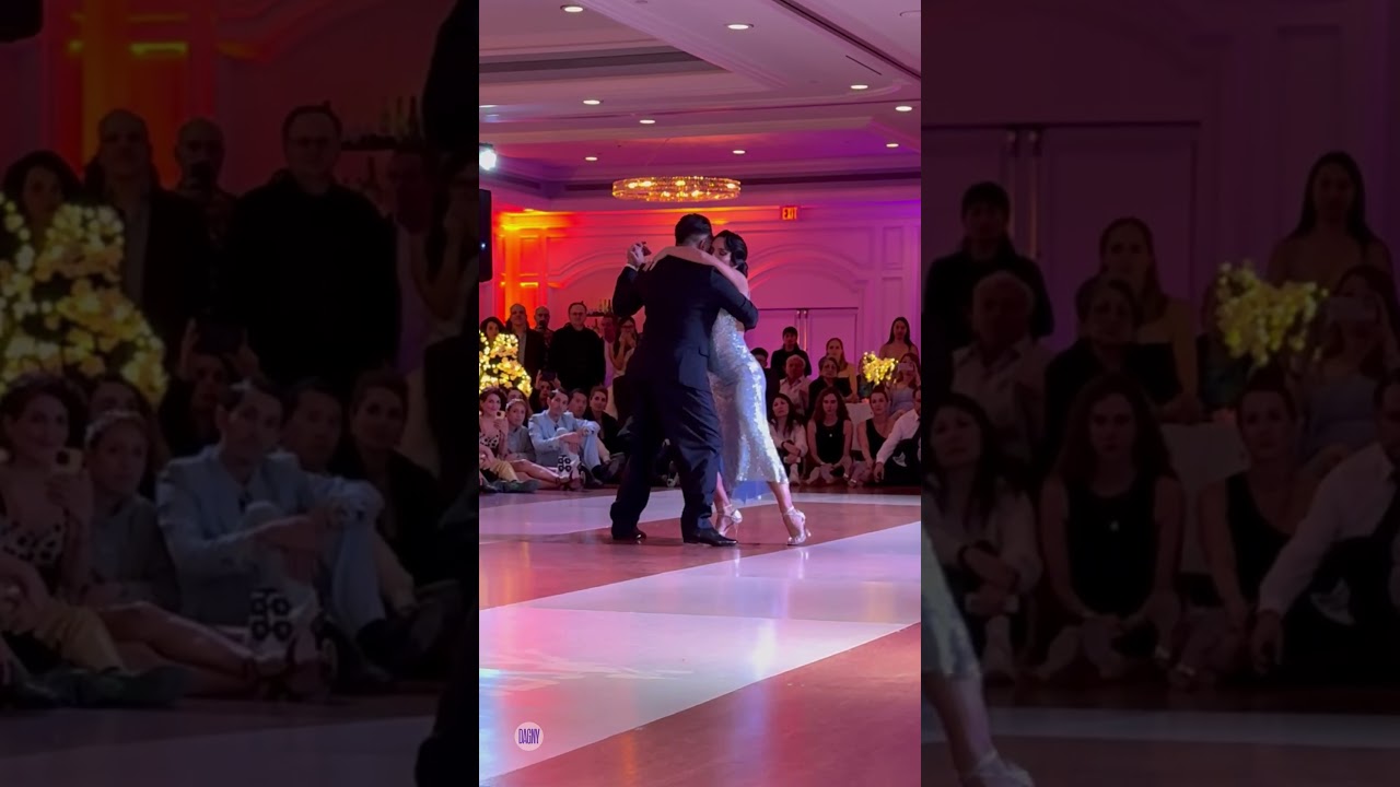 Video thumbnail for Clarisa Aragón & Jonathan Saavedra tango to “Mimosa” by Francisco Canaro at SoCal 1/8