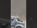 Blizzard in Albert Lee,MN#blizzard#truckstop