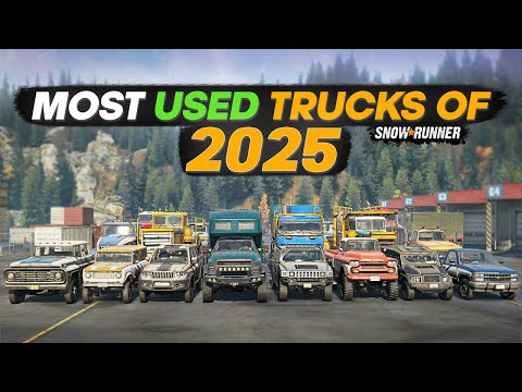 The Most Used Trucks of 2025 in SnowRunner | 2025 Wrapped