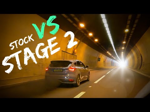STOCK vs STAGE 2 Ford focus ST mk3 mk3.5