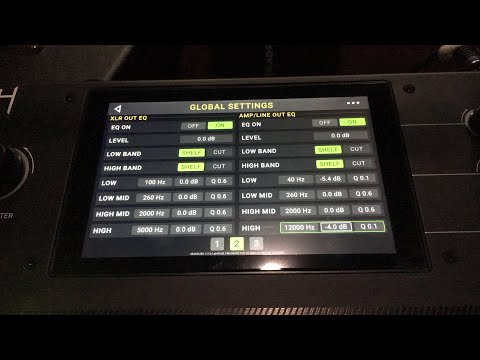 Adjusting Global EQ on the Headrush Pedalboard