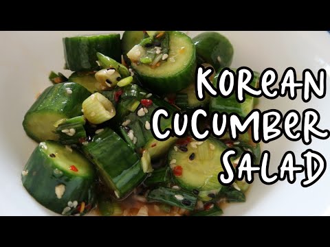 Korean cucumber salad **SO GOOD**