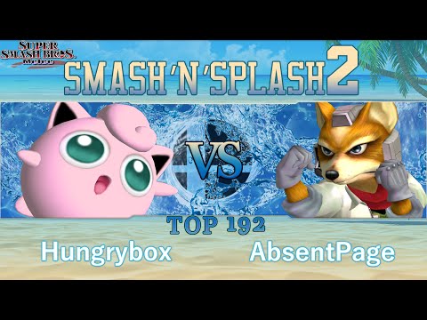 SNS2 - Liquid`Hungrybox (Jigglypuff) vs AbsentPage (Fox) - Melee Top 192
